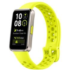 Smartwatch Huawei Band 10 Verde, com Pulseira em Fluoroelastômero, Bluetooth
