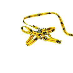 Conjunto Peitoral Ajustável RBPet com Guia - Cães de Micro Porte