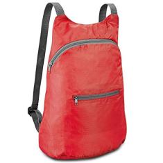 Mochila Dobrável Compacta Ripstop TopGet (Vermelho)