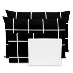 Jogo de Lençol Casal 6 pçs Percal Flex Estampado 400 Fios Toque Acetin