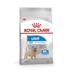 Ração Royal Canin Mini Light para Cães Adultos de Porte Pequeno com Te