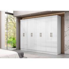 Guarda-Roupa Roupeiro Maxel Paris 8 Portas 4 Gavetas 100 mdf