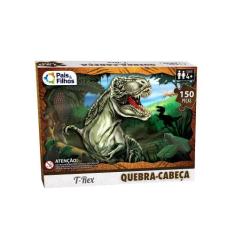 Quebra - Cabeça 150 peças T-Rex - Pais e Filhos