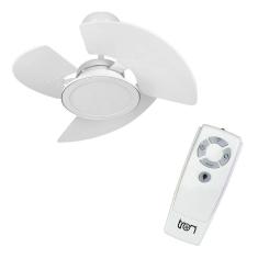 Ventilador de teto aventador led 3 pás com controle remoto