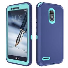 Asuwish Capa de telefone para LG Stylo 3 Stylo3 Plus capa de celular híbrida à prova de choque rígida protetora de corpo inteiro acessórios móveis resistentes LGstylo3 estilo 03 3+ Stylus 3Plus LS777