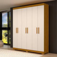 Guarda-Roupa Casal Canadá 6 Portas Linhamobília