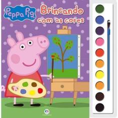 Livro - Peppa Pig - Brincando com as cores