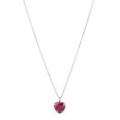 Colar Corrente Veneziana 60cm Feminina Ponto De Luz Coração Prata 925 