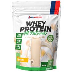 Whey Protein Concentrado All Natural 900g Banana NewNutrition
