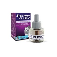 FELIWAY Classic Refil - Bem-estar e conforto para gatos - evita sinais como marcação urinária, arranhões nos móveis e o ato de se esconder - 48ml.