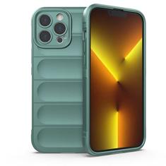 Capa de silicone à prova de choque para iPhone 13 12 11 Pro Max 6 6S 7 8 Plus SE 2020 3 X XR XSMax Borracha Macia Gel Bumper Capa traseira completa, verde, para iPhone XS MAX