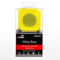 Caixa de Som Wise Box Bluetooth Portátil Amarela – Easy Mobile