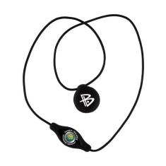 Colar de Silicone Power Balance Preto - Letras Brancas