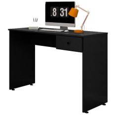 Mesa de Computador Com 01 Gaveta Preto - DROSSI