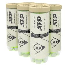 Bola de Tênis Dunlop ATP Championship Regular Duty - Pack com 6 Tubos