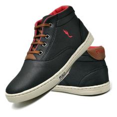 Tênis Casual Infantil Menino Cano Alto Conforto Macio Dia a Dia-Masculino