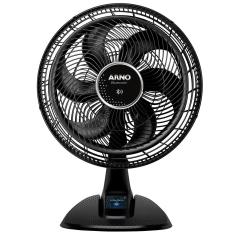 Ventilador de Mesa 40cm Arno Ultra Silence Force Bluetooth VDBT 6 Pás 3 Velocidades Preto