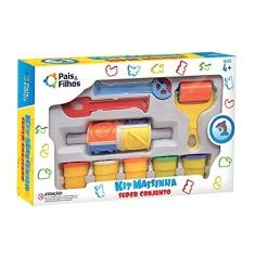 Pais & Filhos - Kit Massinha De Modelar - Super Conjunto - Pote 50G