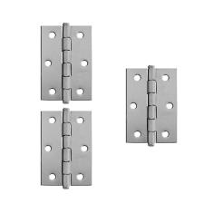 Dobradiça Mgm 3 Unidades 3,5x2.1/4 Polegadas com Parafusos Zincado