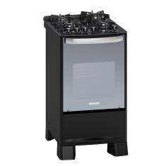 Fogão Suggar Master Grill 4 Bocas Preto FGVMTG411PT 127V