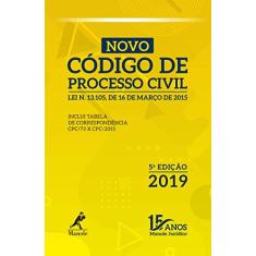 Novo Código de Processo Civil: Lei n.13.105, de 16 de março de 2015