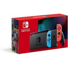 Console New Nintendo Switch - Azul Neon e Vermelho Neon (versão nacional)