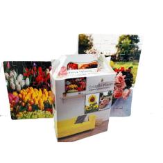 Quebra-Cabeça Cognitivo Reabilitação para Idosos - Flores - Reidopendr