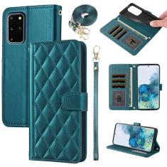 Furiet Capa carteira para Samsung Galaxy S20 Plus S20+ 5G com alça de pulso, alça de ombro, vários compartimentos para cartões, capa de telefone com suporte de couro PU para S20+5G S20plus 20S + S2O S