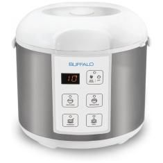 Panela de Arroz Elétrica Buffalo 1.2L, com Controle de Temperatura, 110V, Branca