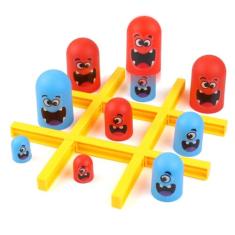 Paki Toys Jogo da Velha Hash Toy Infantil Colorido Tabuleiro Interativo