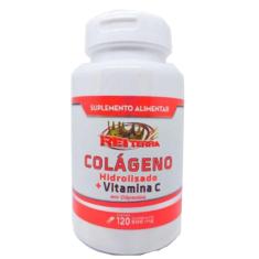 Colágeno Hidrolisado + Vitamina C 120 Cápsulas 500mg - Rei Terra