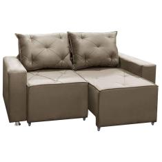 Sofá Retrátil E Reclinável 2 Lugares Bariloche 1.50cm Suede Com Molas Speciale Home Bege