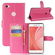 XIAOMI Capa para Redmi Note 5A/5A Prime, capa carteira flip de couro PU premium com compartimento para cartão, suporte e fecho magnético [capa interior à prova de choque de TPU] Compatível com Redmi