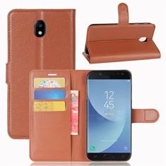 Capa carteira para Samsung Galaxy J5 2017, capa carteira flip de couro PU premium com compartimento para cartão, suporte e fecho magnético [capa interior à prova de choque de TPU] compatível com