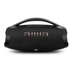 Caixa de Som Bluetooth Boombox 200W Aiwa Plus BBS-01B Preta, Preto, Bi