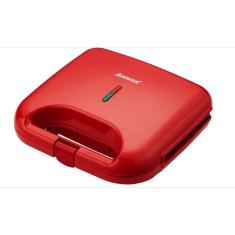 Sanduicheira e Grill Vermelha LED ON/OFF 750W AMS 370 RED
