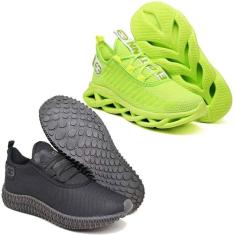 Tênis Esportivo Academia Para Treino - 2 Pares-Feminino