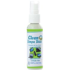 Clean limpa telas 60ml com flanela - Implastec