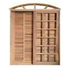 Porta de Correr Veneziana Arco 3 Folhas Caravaggio, Arco 2,30x1,40 Cai