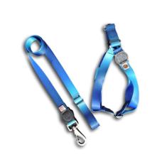 Coleira peitoral para cachorro com guia modelo americano - Facepet, P 