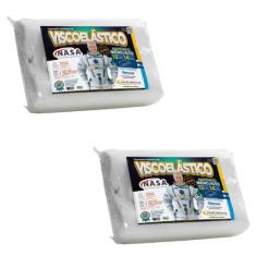 Kit de 2 Travesseiros Modelo Cervical Viscoelástico - MarcByan