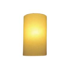 Arandela Meia Cana Md-2031 Cúpula em Tecido 30/18x16cm Algodão Crú - Bivolt