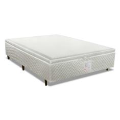 Cama Box Baú Universal King Mh1439 Bordado White (193x203x35) - Herval