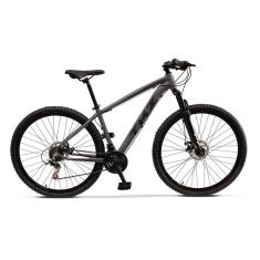 Bicicleta Fuji TKZ Quadro 17" em Alumínio 21 Marchas Freio a Disco Aro 29 Suspensão Mecânica