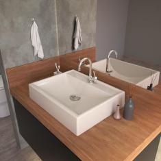 Kit Cuba RT49 com Torneira 1198 Metal e Válvula Click 1 Polegada G Compace Bege