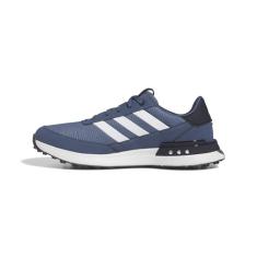 adidas Tênis de golfe masculino S2G Spikeless 24, Tinta pré-amada/calçado branco/Legend Ink, 45