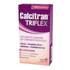 Suplemento Vitaminico Calcitran Triflex C/ 30 Comprimidos