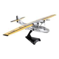 Miniatura  ferro aviao anfíbio daron pby-5 cataina usn 1/150, Prata, A