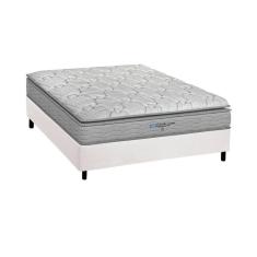 Conjunto Box Casal: Colchão Espuma Probel D45 Anatômico Guarda Costas Próextreme Plus + Base Crc Courano White (138x188)