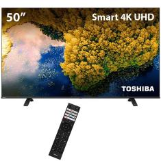 Smart Tv Dled 50 Toshiba 50c350ls 4k Ultra Hd Wi-fi E Bluetooth Com Conversor Digital